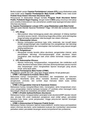 cpl cpmk rps & sub cpmk 2026 sistem informasi akuntansi