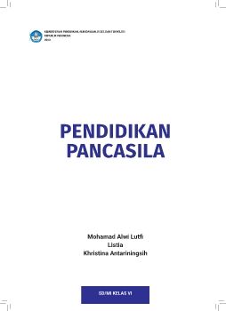 Buku Murid Pendidikan Pancasila  untuk SD_MI Kelas VI - Fase C