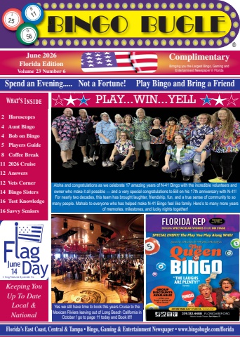 June Bingo Bugle Florida Vol. 22 No. 6