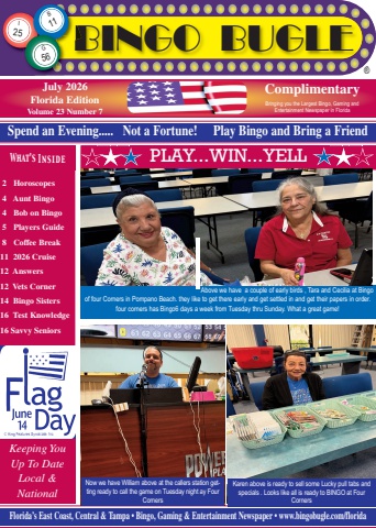 July Bingo Bugle Florida Vol. 22 No. 7
