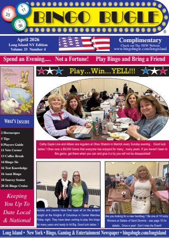 April Bingo Bugle Long Island NY Edition Vol. 22 No. 4