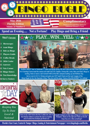 May Bingo Bugle Florida Vol. 22 No. 5
