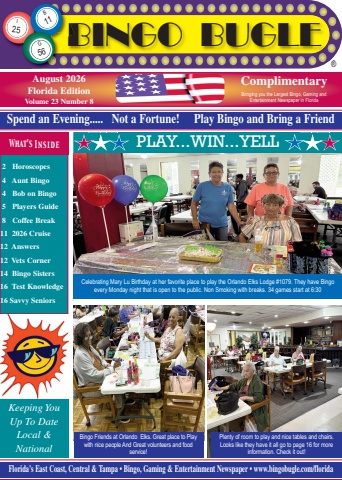 August Bingo Bugle Florida Vol. 22 No. 8