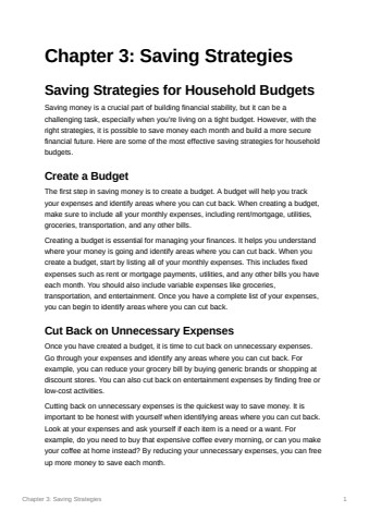 Chapter 3 Saving Strategies e3388df187d84ef8ac27c72f1ceec0d0