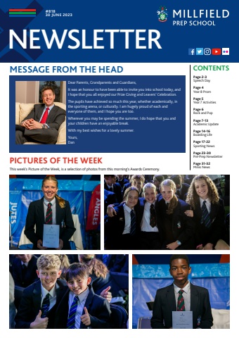 Millfield Prep Newsletter - 30 June 2023