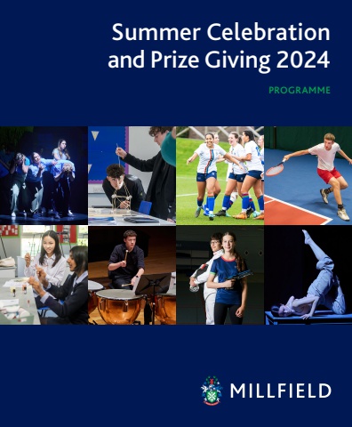 Millfield Summer Celebration and Prize Giving Programme 2024