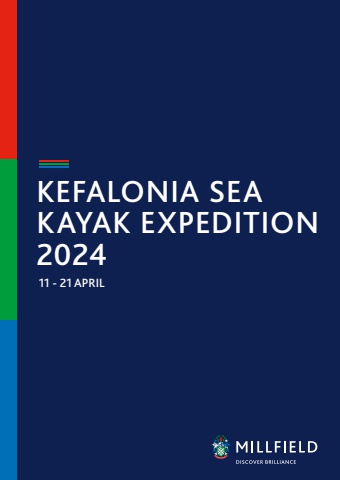 Millfield Kefalonia Sea Kayak Expedition 2024