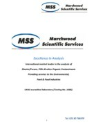 Marchwood Scientific Services - Online PDF Brochure