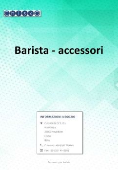 Barista - accessori