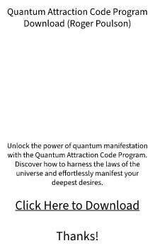 Quantum Attraction Code PDF eBook Download Roger Poulson (Free Preview Available)?