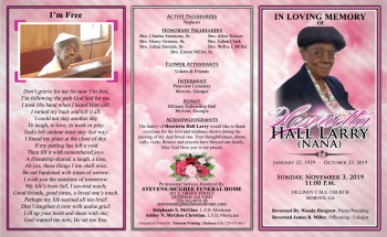 Henrietta Hall Larry Obituary