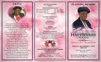 Henrietta Hall Larry Obituary