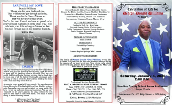 Celebration of Life - Deacon Donald 