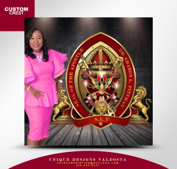 Dr. Sharon Pittman Crest Logo Design