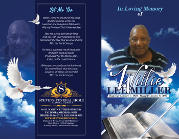 2020 - Mr. Willie Lee Miller - Stevens Funeral Home - Valdosta, GA