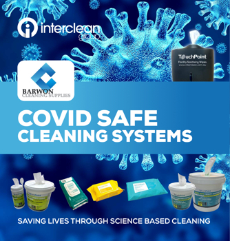 COVID SAFE Touchpoint cleaning systems  from Barwon