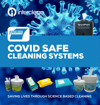 COVID SAFE Touchpoint cleaning systems  from Briskleen