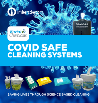 Interclean COVID SAFE cleaning systems for Enviro Chemicals