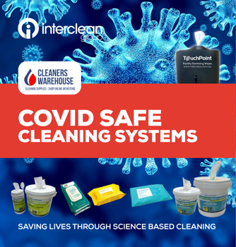 Interclean COVID SAFE cleaning systems for Cleaners Warehouse NSW