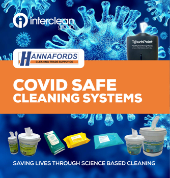 COVID SAFE Touchpoint cleaning systems  from Hannafords