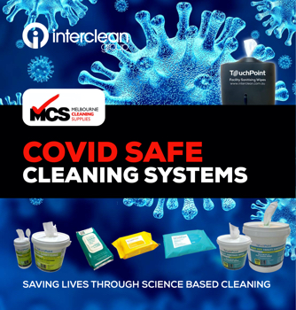 COVID SAFE Touchpoint cleaning systems  from Melbourne Cleaning Supplies