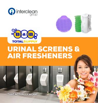 Urinal Screens and Air Fresheners from B & B