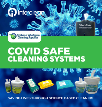 Interclean COVID SAFE cleaning systems for Brisbane Wholesale