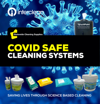 COVID SAFE Touchpoint cleaning systems  from Statewide Cleaning Supplies