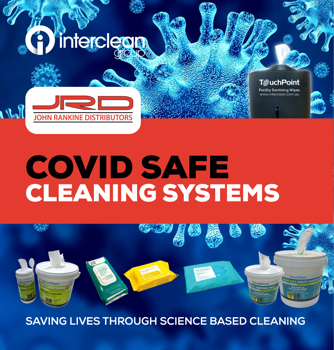 Interclean COVID SAFE cleaning systems for JRD