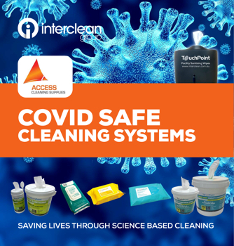 COVID SAFE Touchpoint cleaning systems 