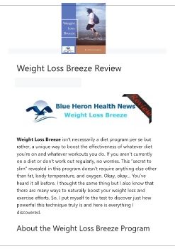 Weight Loss Breeze PDF Download Free
