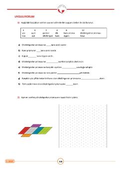 ögrenci-geometrik cisimler uyguluyorum