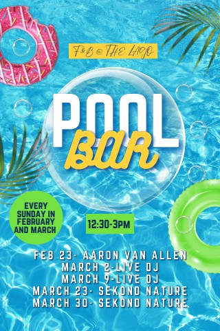 Pool Bar Flyer