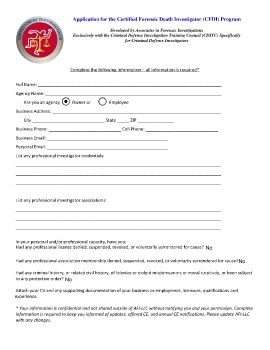 CFDI Program Application