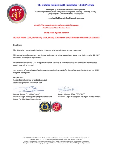 CFDI Practical Exam Packet (Sharp)