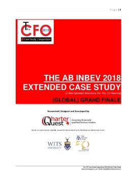 AB INBEV 2018 Case Study 2