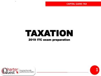 Test 2 Slides - Capital Gains Tax class slides