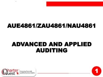 Additional auditing notes (CTA)