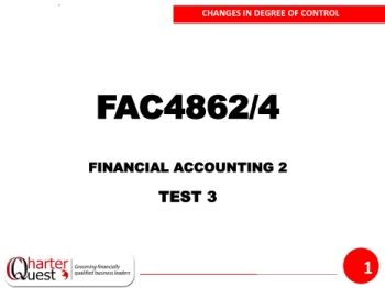2018 Finac2 Test 3 Slides - Change In Degree Of Control