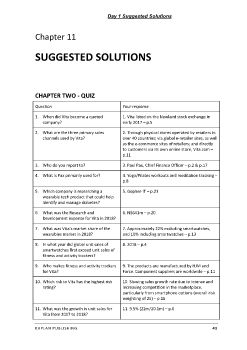CIMA SCS Workbook February 2019 - Day 1 Suggested Solutions