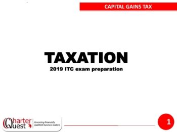 Capital Gains Tax class slides (Edmore)