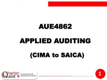 Audit - The Audit Report