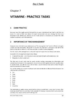 CIMA OCS Workbook May 2019 - Day 1 Tasks
