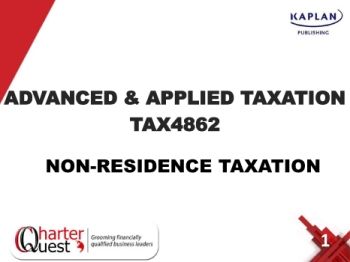 Non-residence taxation