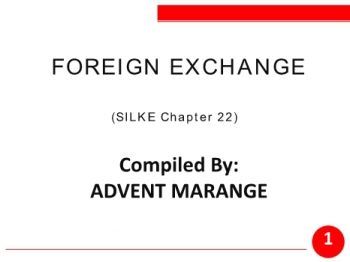 Chapter 22 - Foreign Exchange
