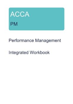 PM Integrated Workbook 2018-19