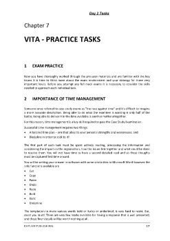 CIMA SCS Workbook February 2019 - Day 2 Tasks
