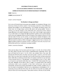 Contrast Paragraph Analysis Paola Soto