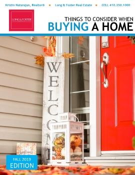 Things to Consider When Buying a Home - Fall 2019 - Kristin Natarajan