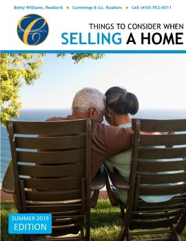 Things to Consider When Selling a Home - Summer 2019 - Betty Williams